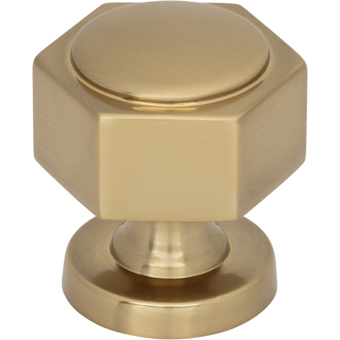 Top Knobs TK3320HB Stanmore 1 1/4" Length Geometric Knob Honey Bronze - KnobDepot