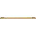 Top Knobs TK3355HB Brockwell 7 9/16" Center to Center Pull Backplate Honey Bronze - KnobDepot
