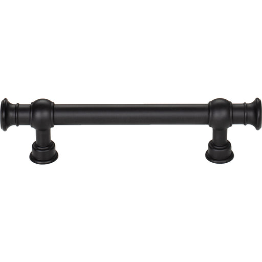Top Knobs TK3121BLK Ormonde 3 3/4" Center to Center Bar Pull Flat Black - KnobDepot