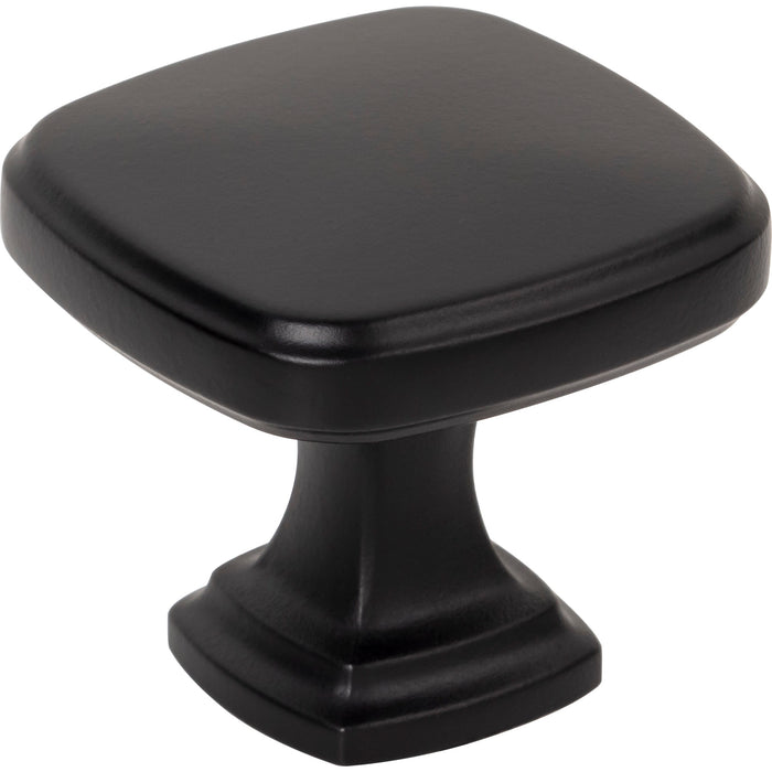 Jeffrey Alexander 782MB Fontana 1-3/8" Length Square Knob Matte Black