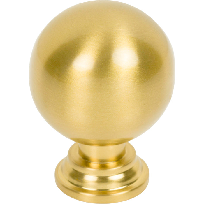 Jeffrey Alexander 387BG Davis Davis 1-1/8" (29mm) Diameter Round Knob Brushed Gold