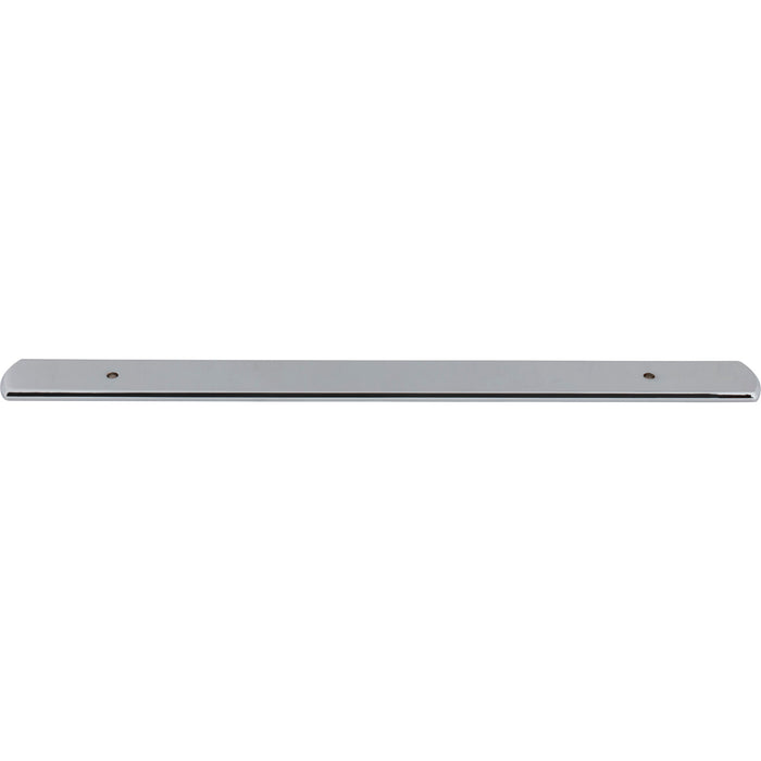 Top Knobs TK3277PC Wescott 12" Center to Center Pull Backplate Polished Chrome - KnobDepot