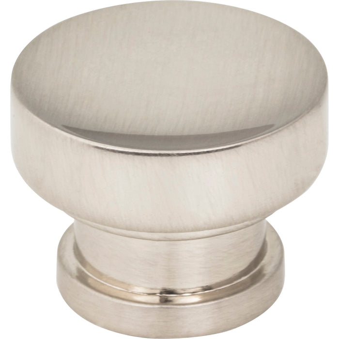 Jeffrey Alexander 484SN Elara 1-1/4" Diameter Round Knob Satin Nickel