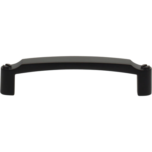 Top Knobs TK3171BLK Haddonfield 3 3/4" Center to Center Bar Pull Flat Black - KnobDepot