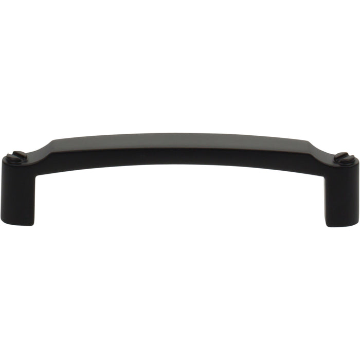 Top Knobs TK3171BLK Haddonfield 3 3/4" Center to Center Bar Pull Flat Black - KnobDepot