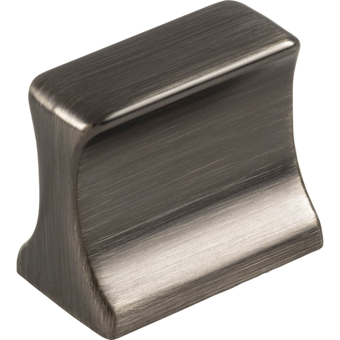 Jeffrey Alexander 752-19BNBDL Sullivan 19 mm Center to Center Rectangle Knob Brushed Pewter
