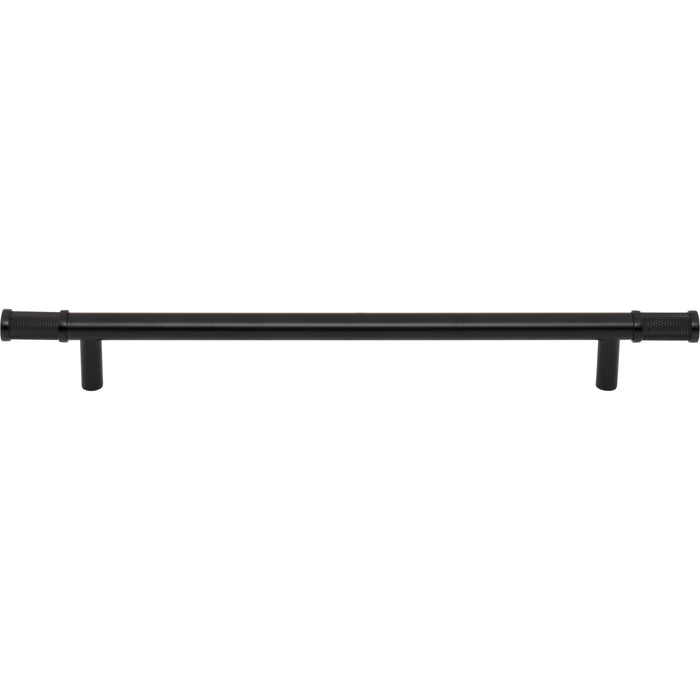 Top Knobs TK3236BLK Burnham 8 13/16" Center to Center Bar Pull Flat Black - KnobDepot