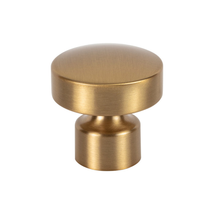 Atlas Homewares A680-WB Lennox 1 1/4in Length Mushroom Knob Warm Brass