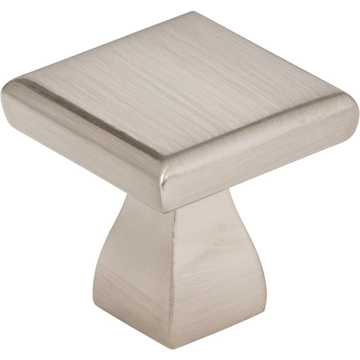 Elements 449SN Hadly 1" Length Square Knob Satin Nickel