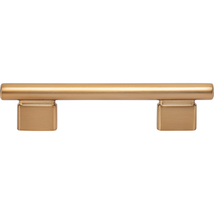 Atlas Homewares A512-WB Holloway 3 3/4in Center to Center Bar Pull Warm Brass