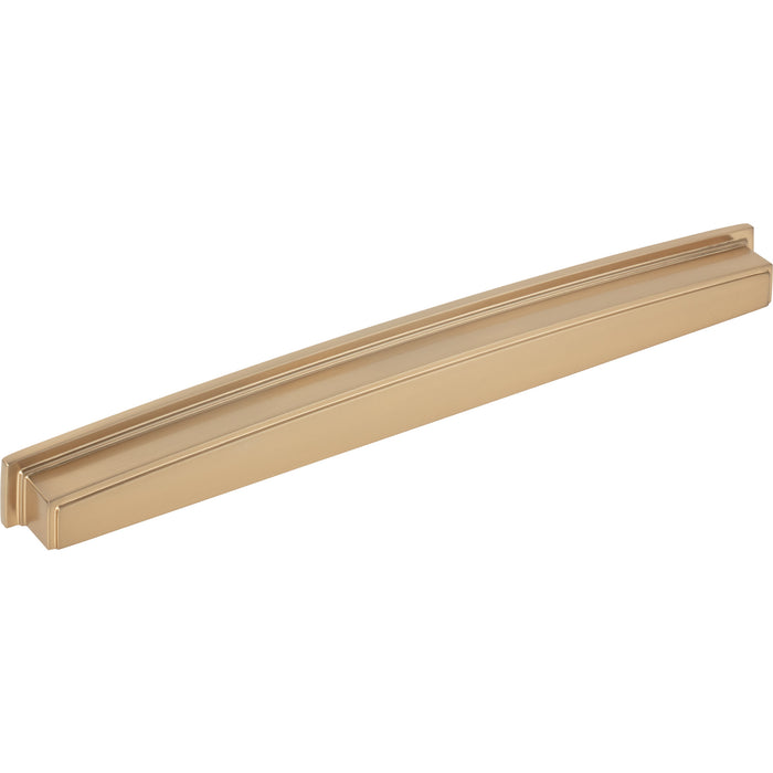 Jeffrey Alexander 141-305SBZ Renzo 305 mm Center-to-Center Cup/Bin Pull Satin Bronze