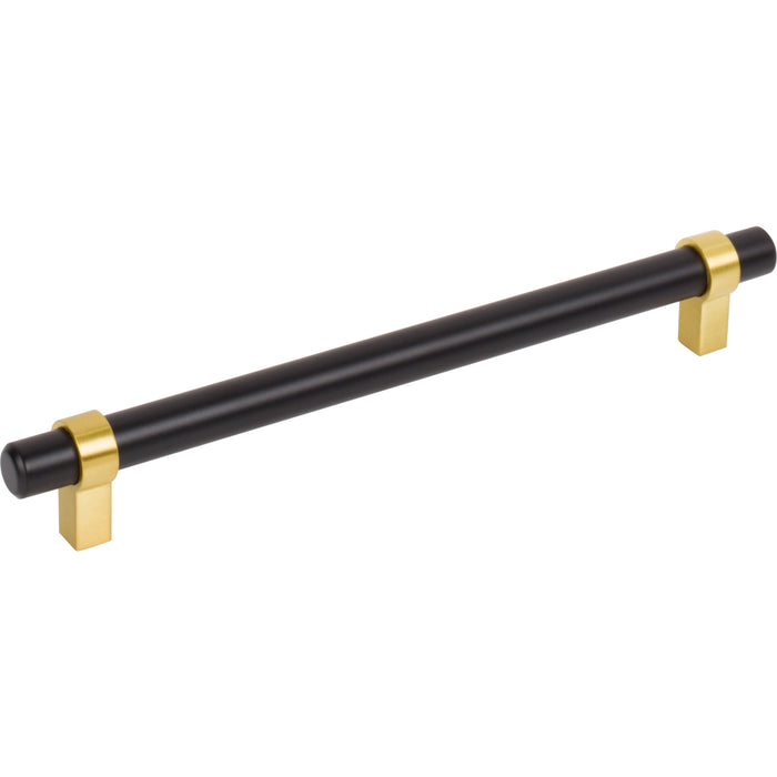 Jeffrey Alexander 5192MBBG Key Grande 192 mm Center-to-Center Bar Pull Matte Black w/Brushed Gold