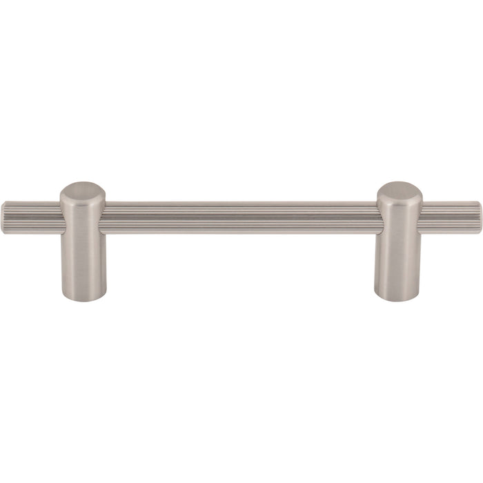Top Knobs TK3252BSN Dempsey 3 3/4" Center to Center Bar Pull Brushed Satin Nickel - KnobDepot