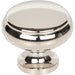 Top Knobs TK3090PN Cumberland 1 1/4" Diameter Round Knob Polished Nickel - KnobDepot