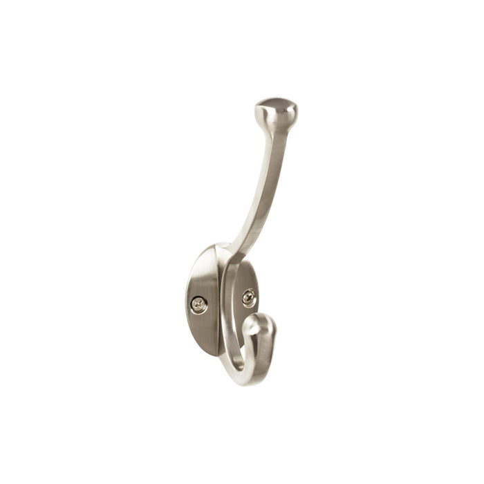 Top Knobs TK1064BSN Bergen 5 9/16" Wall Hooks Brushed Satin Nickel - KnobDepot