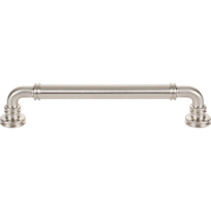 Top Knobs TK3143BSN Cranford 6 5/16" Center to Center Bar Pull Brushed Satin Nickel - KnobDepot