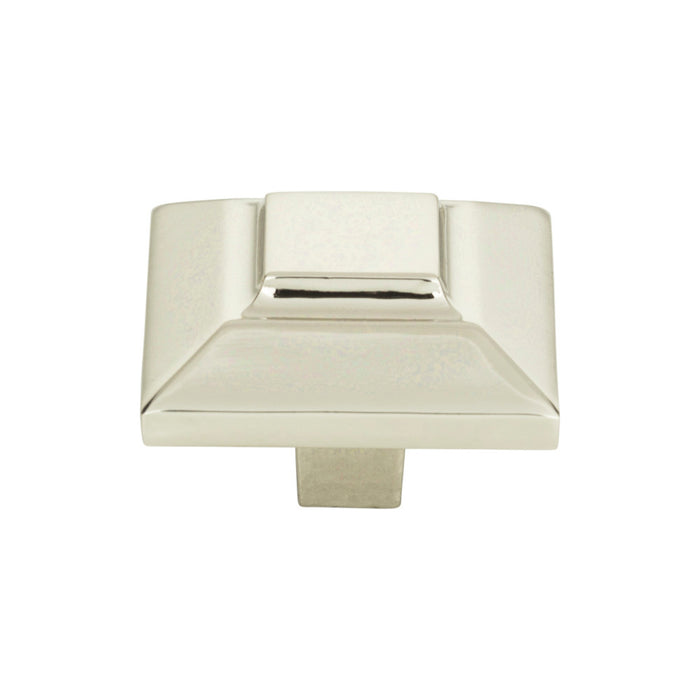 Atlas Homewares 4002-PN Trocadero 1 1/2in Length Square Knob Polished Nickel