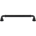 Top Knobs TK3144BLK Cranford 7 9/16" Center to Center Bar Pull Flat Black - KnobDepot