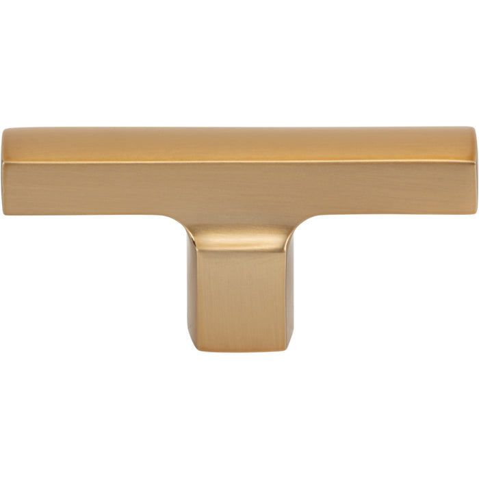 Atlas Homewares A521-WB Reeves 2 3/4in Length Bar Knob Warm Brass