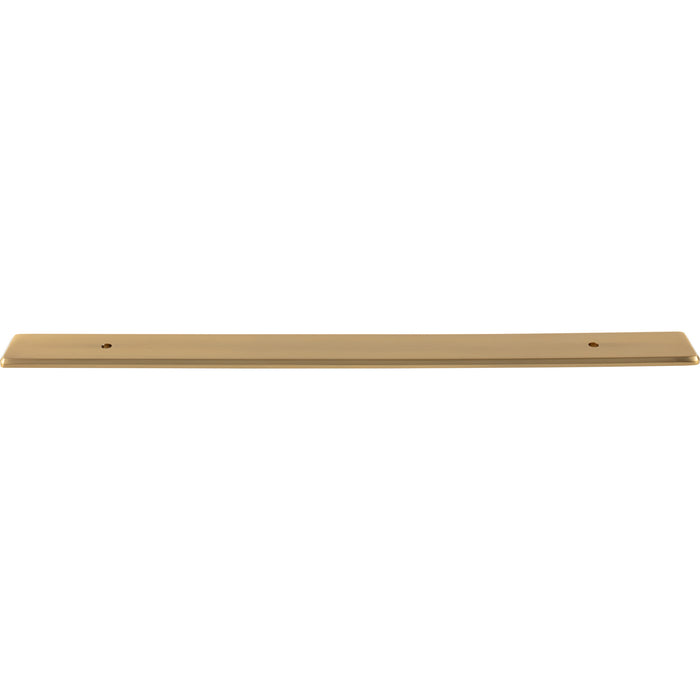 Top Knobs TK3287HB Radcliffe 12" Center to Center Pull Backplate Honey Bronze - KnobDepot