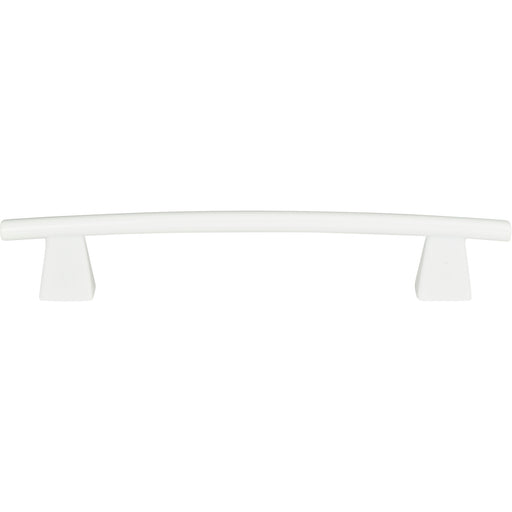 Atlas Homewares 307-WG Fulcrum 5 1/16in (129mm) Center to Center Arch Pull High White Gloss - KnobDepot