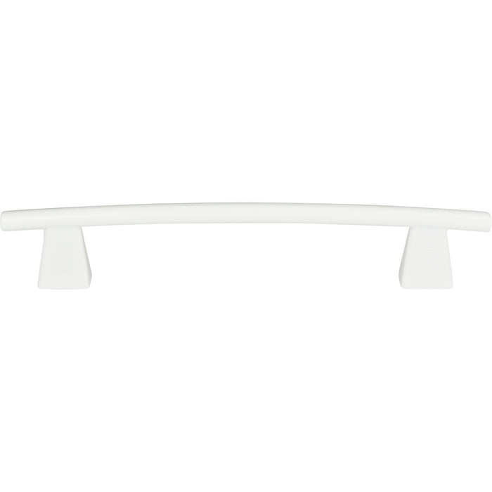 Atlas Homewares 307-WG Fulcrum 5 1/16in (129mm) Center to Center Arch Pull High White Gloss - KnobDepot