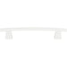 Atlas Homewares 307-WG Fulcrum 5 1/16in (129mm) Center to Center Arch Pull High White Gloss - KnobDepot