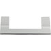 Atlas Homewares A904-CH Angled Drop 3in (76mm) Center to Center Bar Pull Polished Chrome - KnobDepot