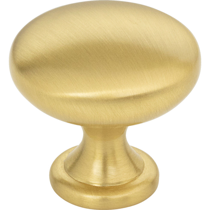 Elements 3910-BG Madison 1-3/16" Diameter Mushroom Knob Brushed Gold