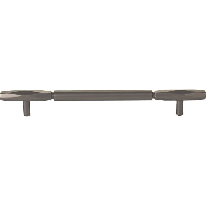 Top Knobs TK3084AG Kingsmill 7 9/16" Center to Center Bar Pull Ash Gray - KnobDepot