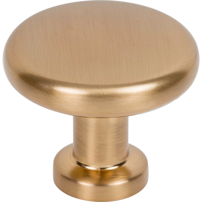 Jeffrey Alexander 410SBZ Weser Weser 1-3/8" (35mm) Diameter Mushroom Knob Satin Bronze