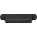 Top Knobs TK3361BLK Cressing 3 3/4" Center to Center Cup/Bin Pull Flat Black - KnobDepot