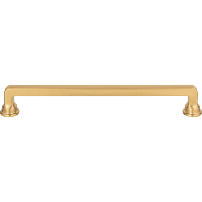 Atlas Homewares A105-WB Oskar 7 9/16in Center to Center Bar Pull Warm Brass