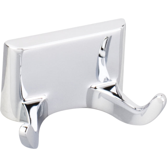Elements BHE1-02PC Bridgeport Polished Chrome Double Robe Hook - Contractor Packed Polished Chrome