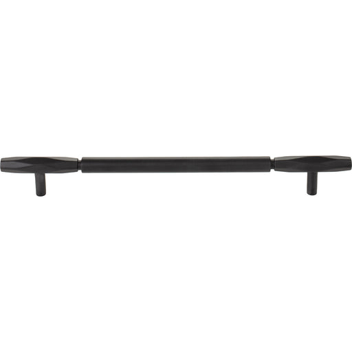 Top Knobs TK3085BLK Kingsmill 8 13/16" Center to Center Bar Pull Flat Black - KnobDepot