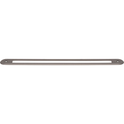 Top Knobs TK3356AG Brockwell 8 13/16" Center to Center Pull Backplate Ash Gray - KnobDepot