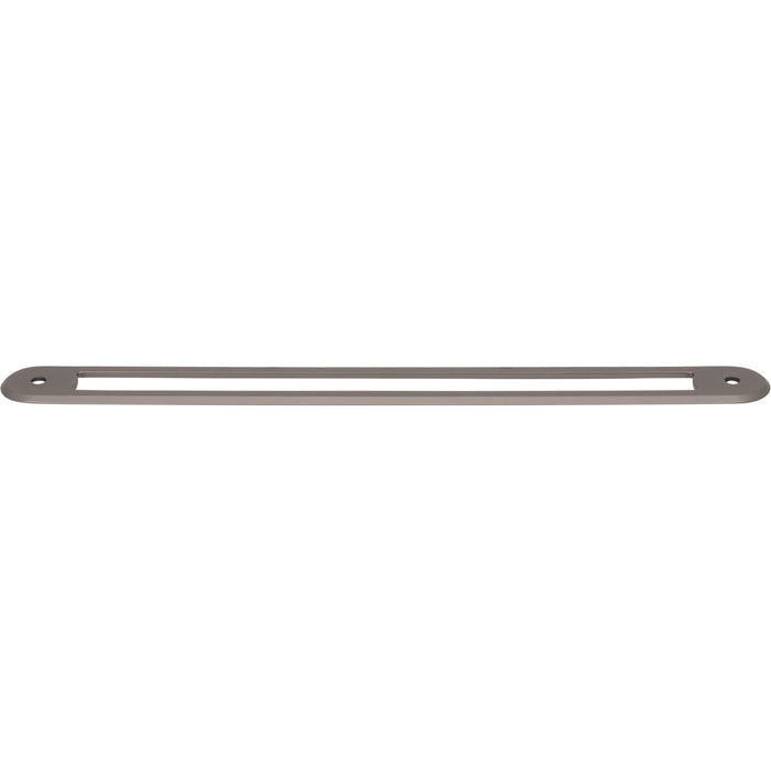 Top Knobs TK3356AG Brockwell 8 13/16" Center to Center Pull Backplate Ash Gray - KnobDepot