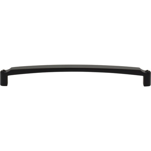 Top Knobs TK3174BLK Haddonfield 7 9/16" Center to Center Bar Pull Flat Black - KnobDepot