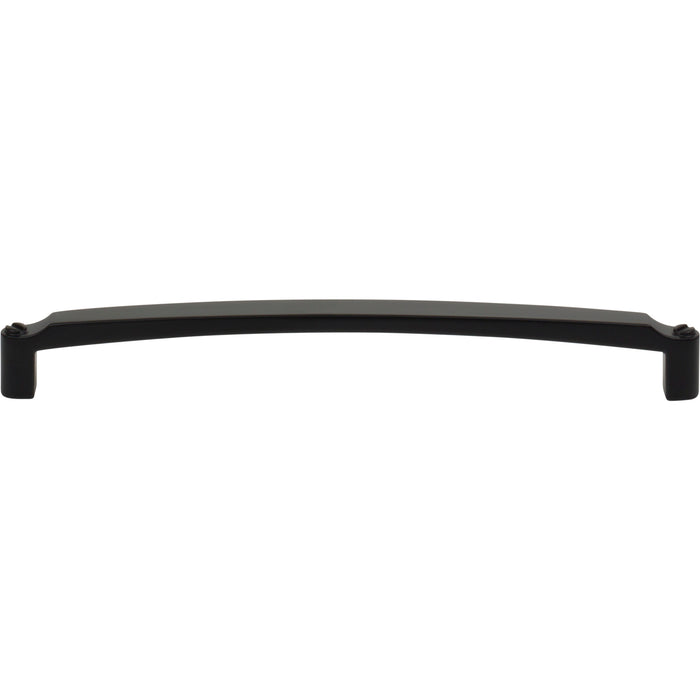Top Knobs TK3174BLK Haddonfield 7 9/16" Center to Center Bar Pull Flat Black - KnobDepot
