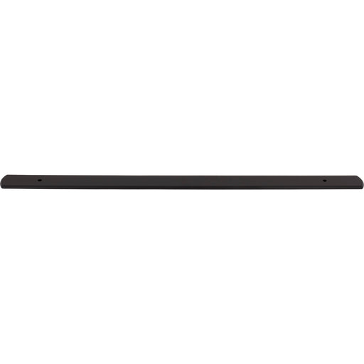 Top Knobs TK3278BLK Wescott 18" Center to Center Pull Backplate Flat Black - KnobDepot