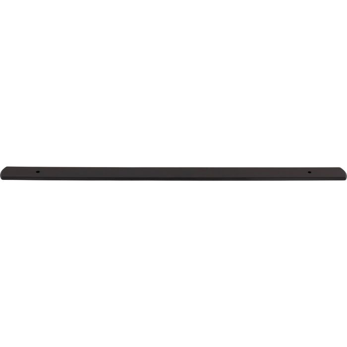 Top Knobs TK3278BLK Wescott 18" Center to Center Pull Backplate Flat Black - KnobDepot