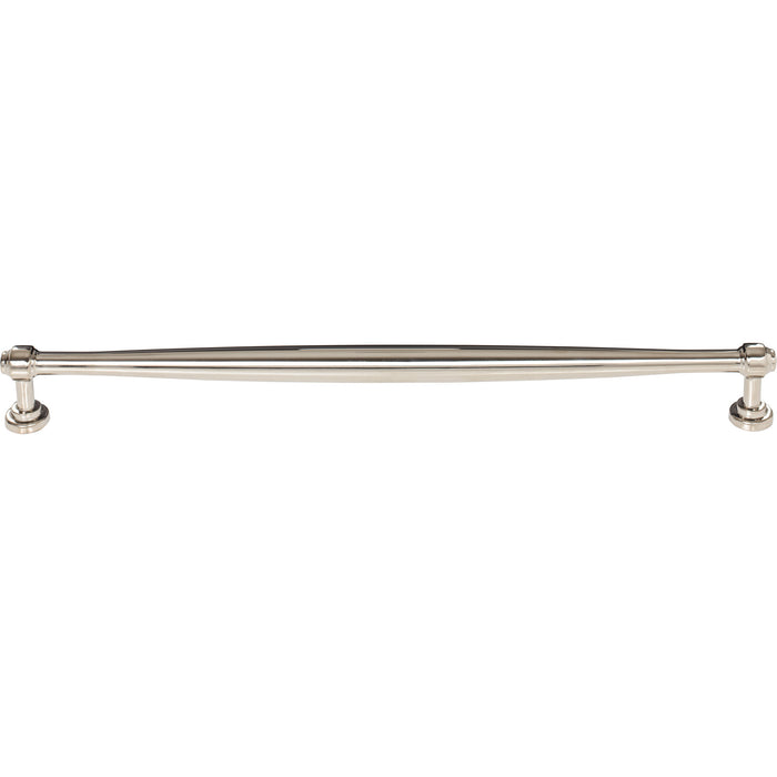 Top Knobs TK3076PN Ulster 12" Center to Center Bar Pull Polished Nickel - KnobDepot
