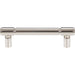 Top Knobs TK3112PN Clarence 3 3/4" Center to Center Bar Pull Polished Nickel - KnobDepot