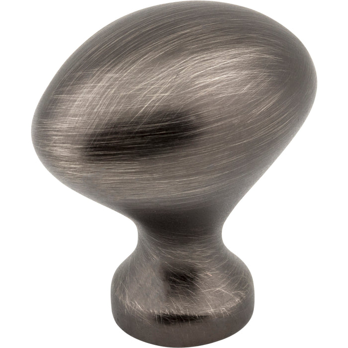Elements 897BNBDL Merryville 1-1/8" Length Oval Knob Brushed Pewter
