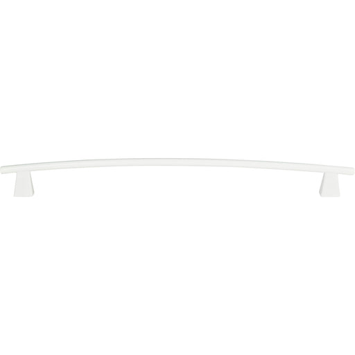 Atlas Homewares 336-WG Fulcrum 11 5/16in (287mm) Center to Center Arch Pull High White Gloss - KnobDepot