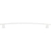 Atlas Homewares 336-WG Fulcrum 11 5/16in (287mm) Center to Center Arch Pull High White Gloss - KnobDepot