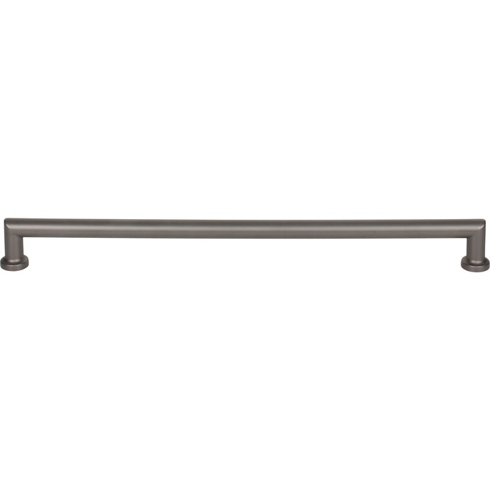 Top Knobs TK3156AG Morris 12" Center to Center Bar Pull Ash Gray - KnobDepot