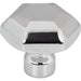 Top Knobs TK3200PC Dustin 1 1/4" Length Geometric Knob Polished Chrome - KnobDepot