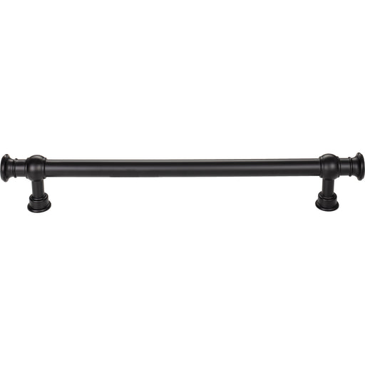 Top Knobs TK3127BLK Ormonde 12" Center to Center Appliance Pull Flat Black - KnobDepot