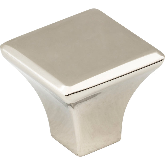 Jeffrey Alexander 972NI Marlo 1-1/8" Length Square Knob Polished Nickel